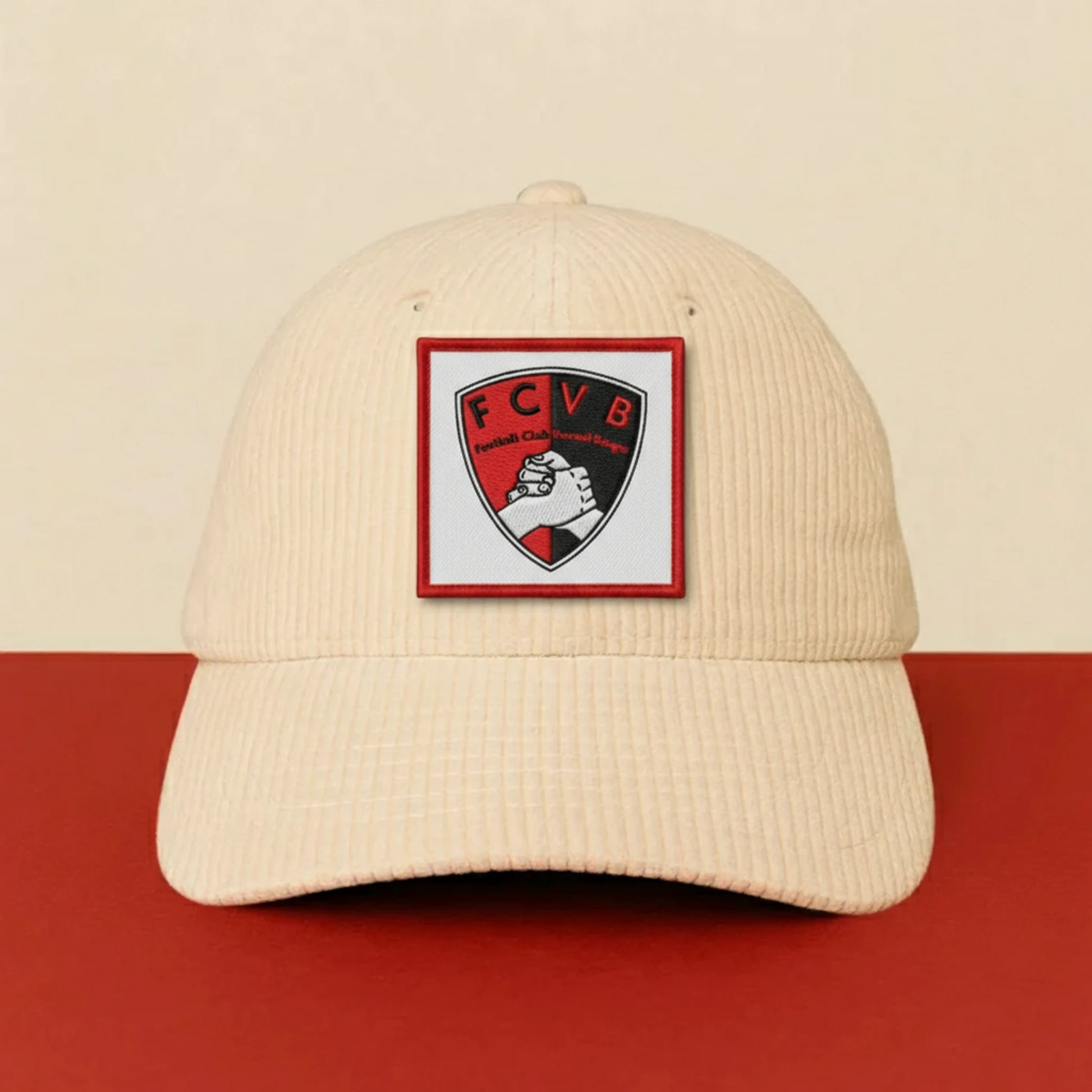Détail broderie patch FOOTBALL CLUB VOUNEUIL BÉRUGES