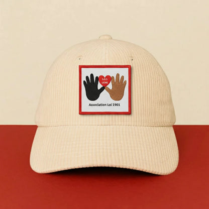 Détail broderie patch SOS LIENS