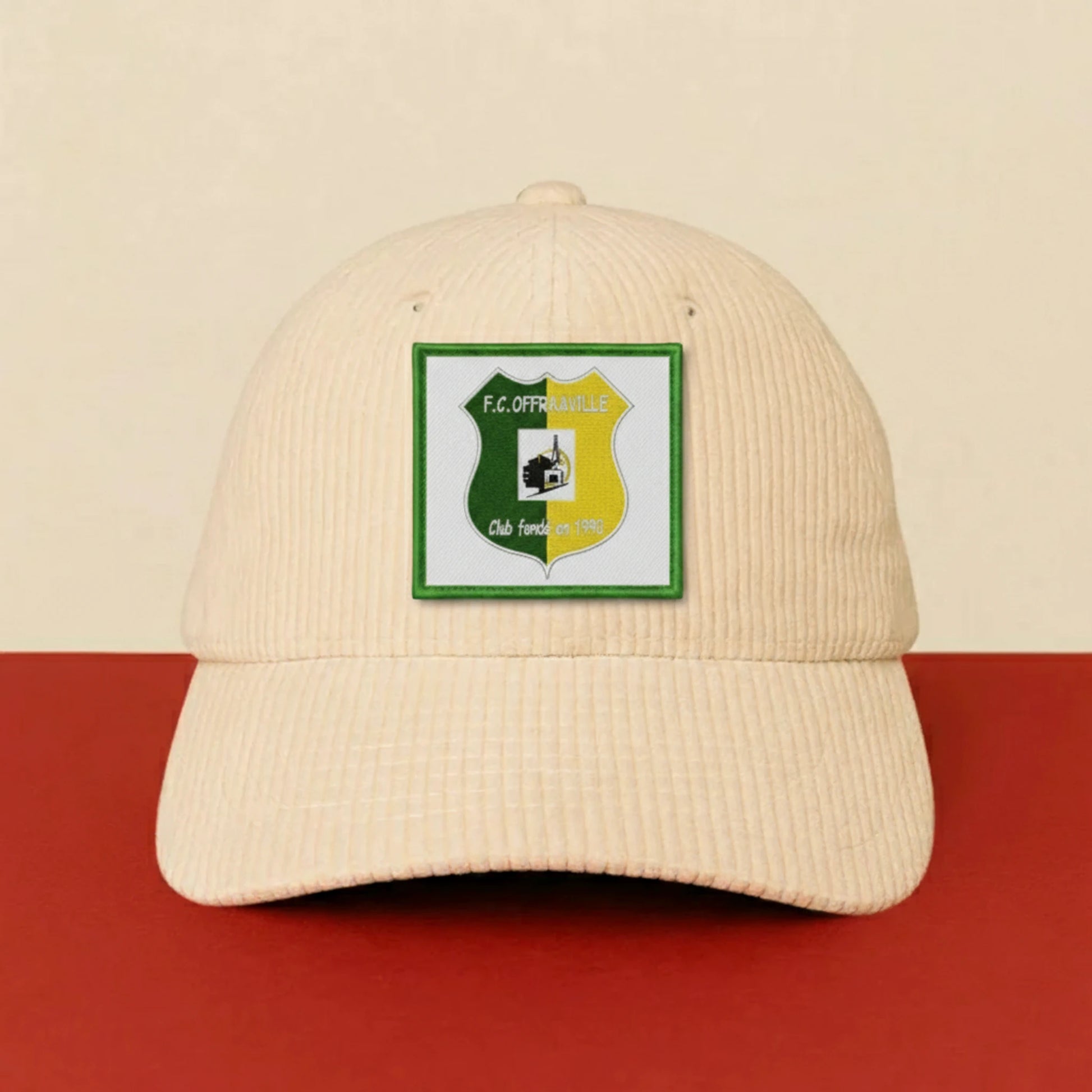 Détail broderie patch F.C. OFFRANVILLAIS
