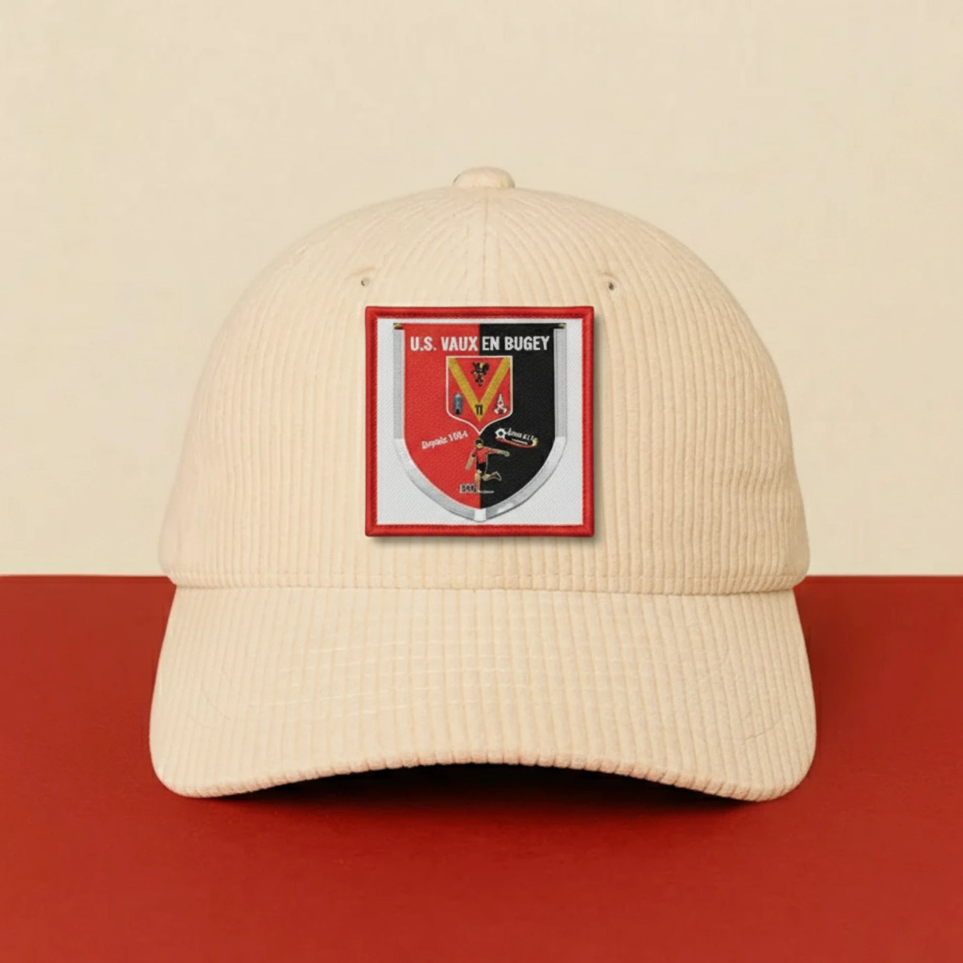 Patch US Vaux En Bugey sur casquette à velcro PPATCH