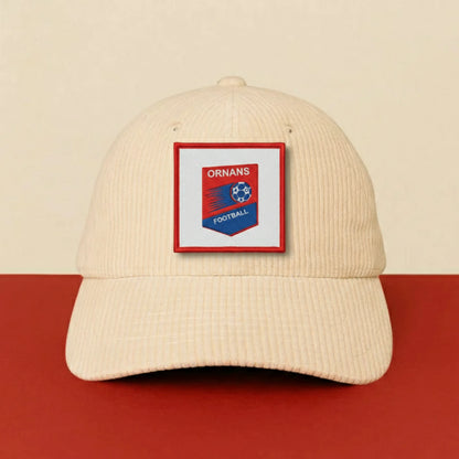Patch A.S. D'ORNANS sur casquette à velcro PPATCH