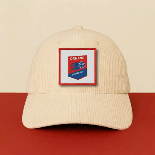 Patch A.S. D'ORNANS sur casquette à velcro PPATCH