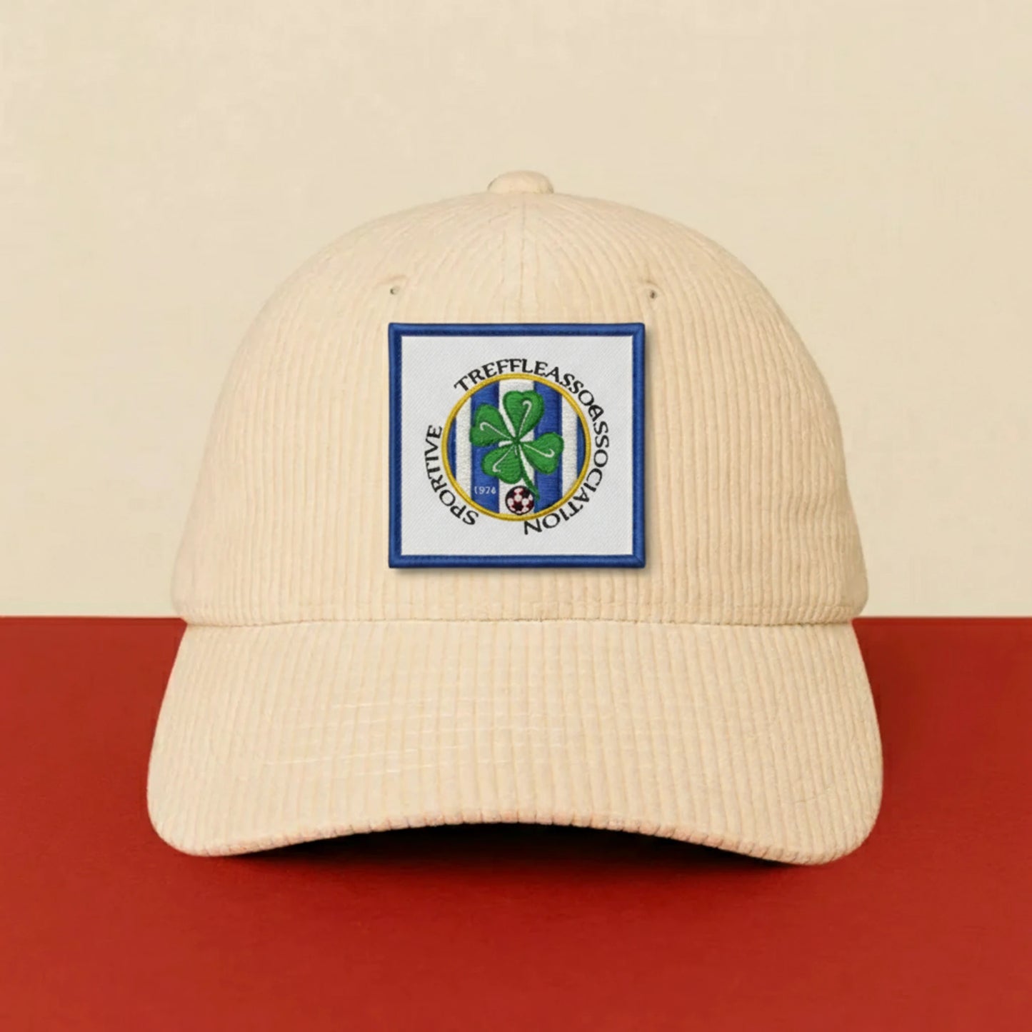 Détail broderie patch A.S. TREFFLEAN