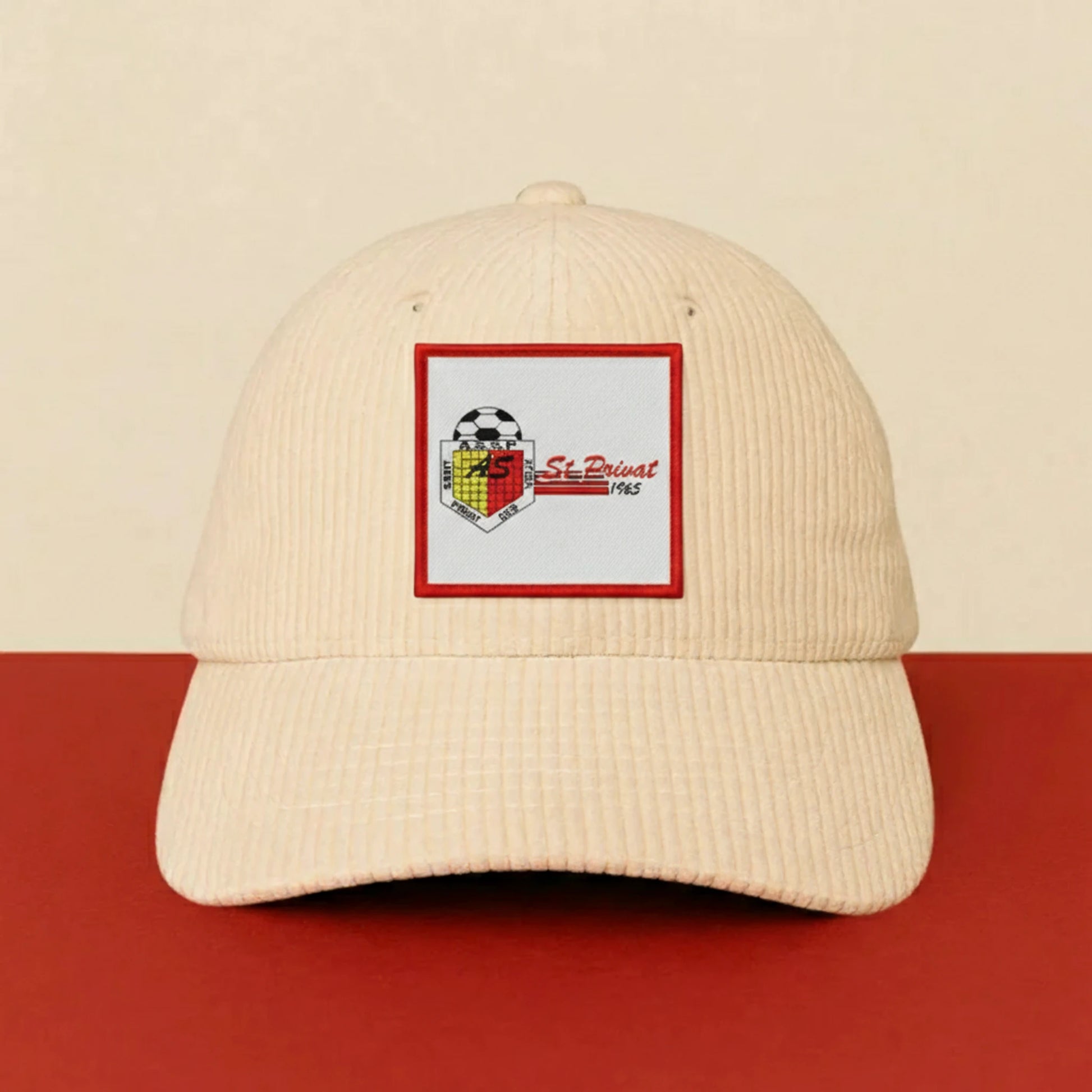 Patch A.S. ST PRIVAT sur casquette à velcro PPATCH