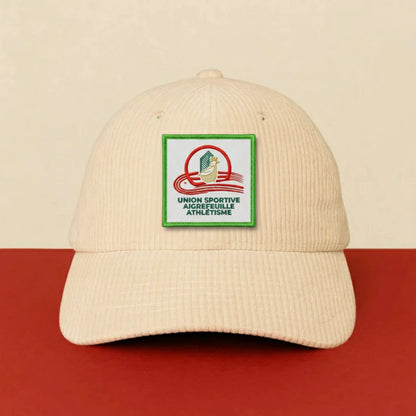Détail broderie patch US Aigrefeuille