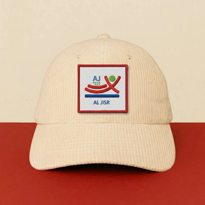 Patch AL JISR FAGNIERES sur casquette à velcro PPATCH