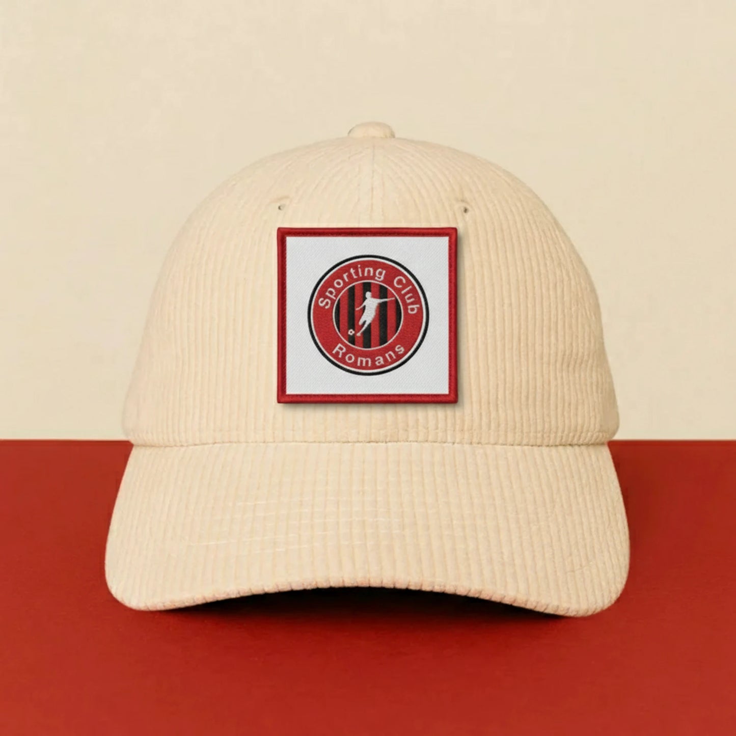 Patch SC Romans sur casquette à velcro PPATCH