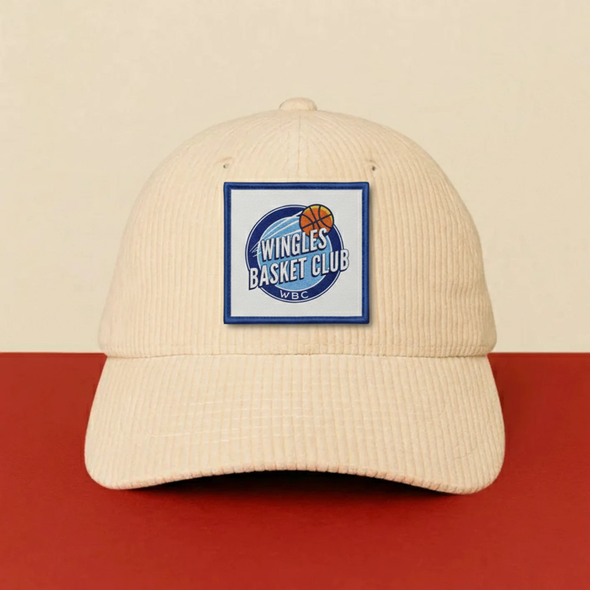 Détail broderie patch Wingles Basket Club