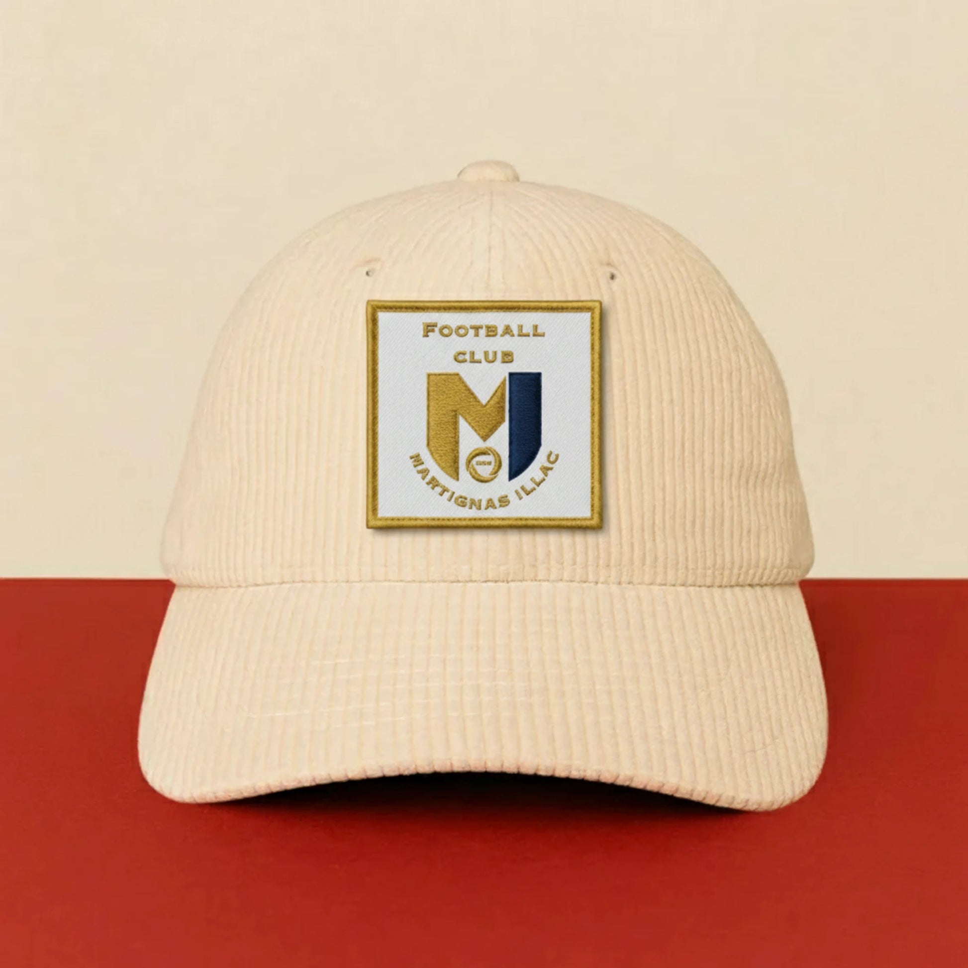 Détail broderie patch F.C. MARTIGNAS ILLAC
