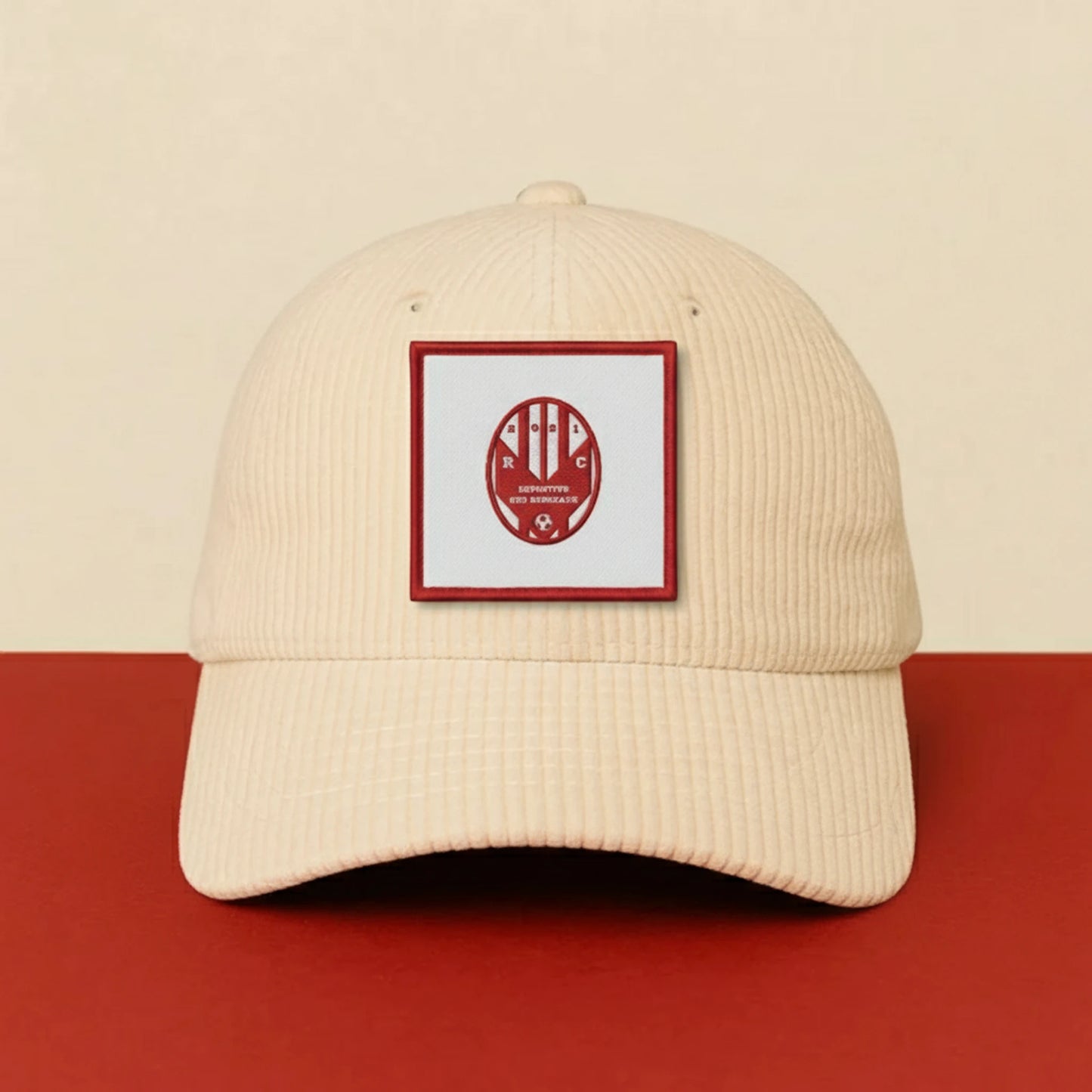 Détail broderie patch RC DEPORTIVO SUD BORDEAUX