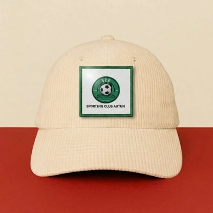 Détail broderie patch SPORTING CLUB AUTUN