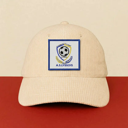 Patch A. S. LYSSOIS sur casquette à velcro PPATCH