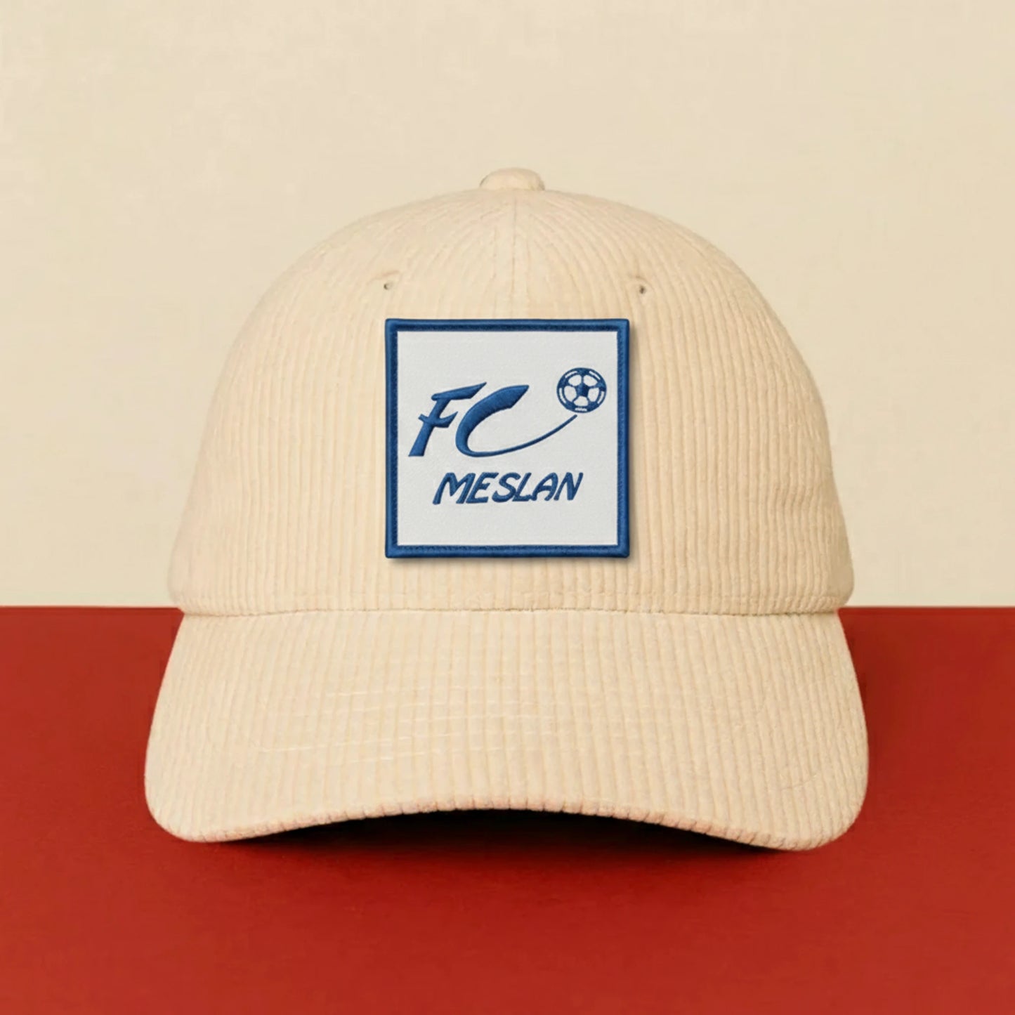 Détail broderie patch F.C. MESLAN