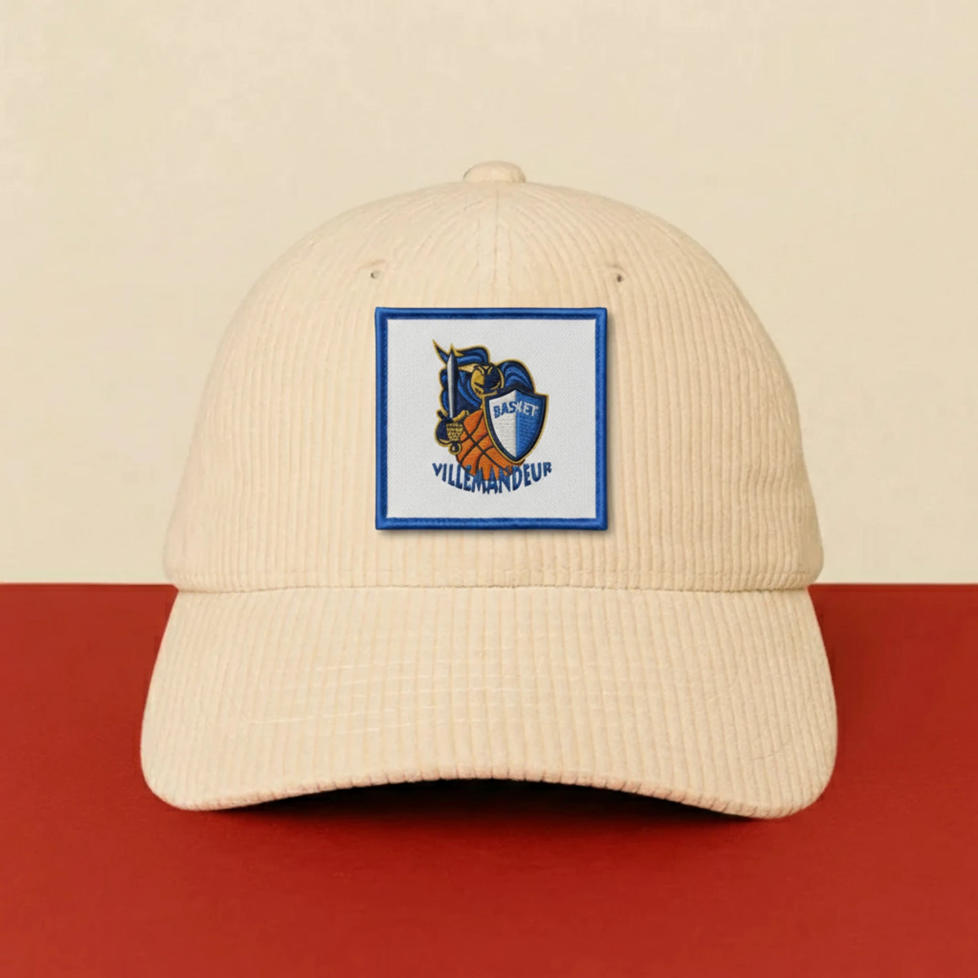 Patch Mjc Villemandeur sur casquette à velcro PPATCH
