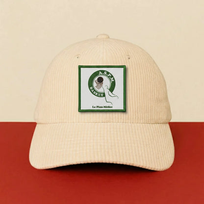 Patch AS Pian Medoc Basket sur casquette à velcro PPATCH
