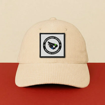 Patch GF PAYS DES COULEURS sur casquette à velcro PPATCH
