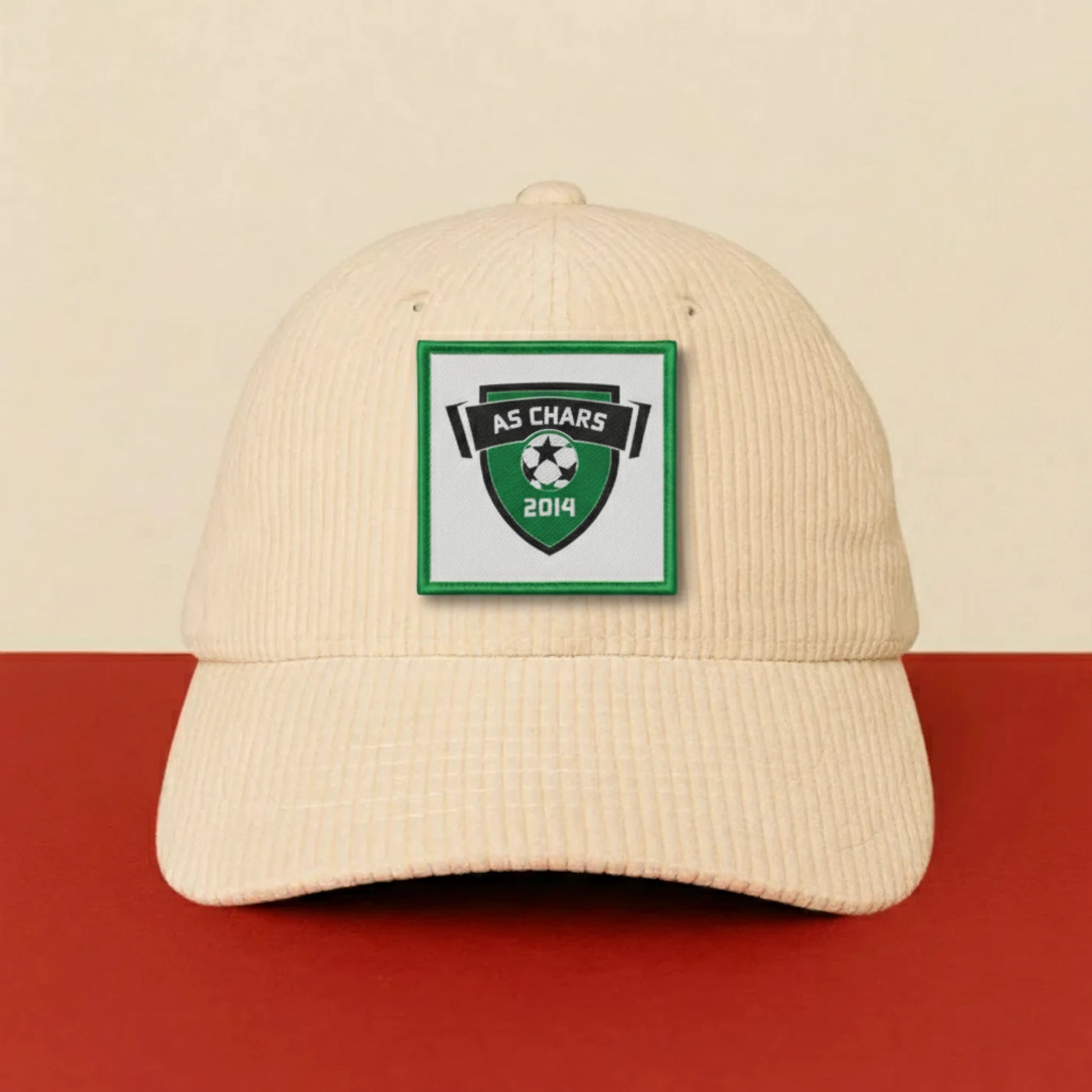 Patch A. S. CHARS sur casquette à velcro PPATCH