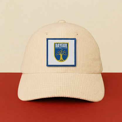 Patch Bayeux FC sur casquette à velcro PPATCH