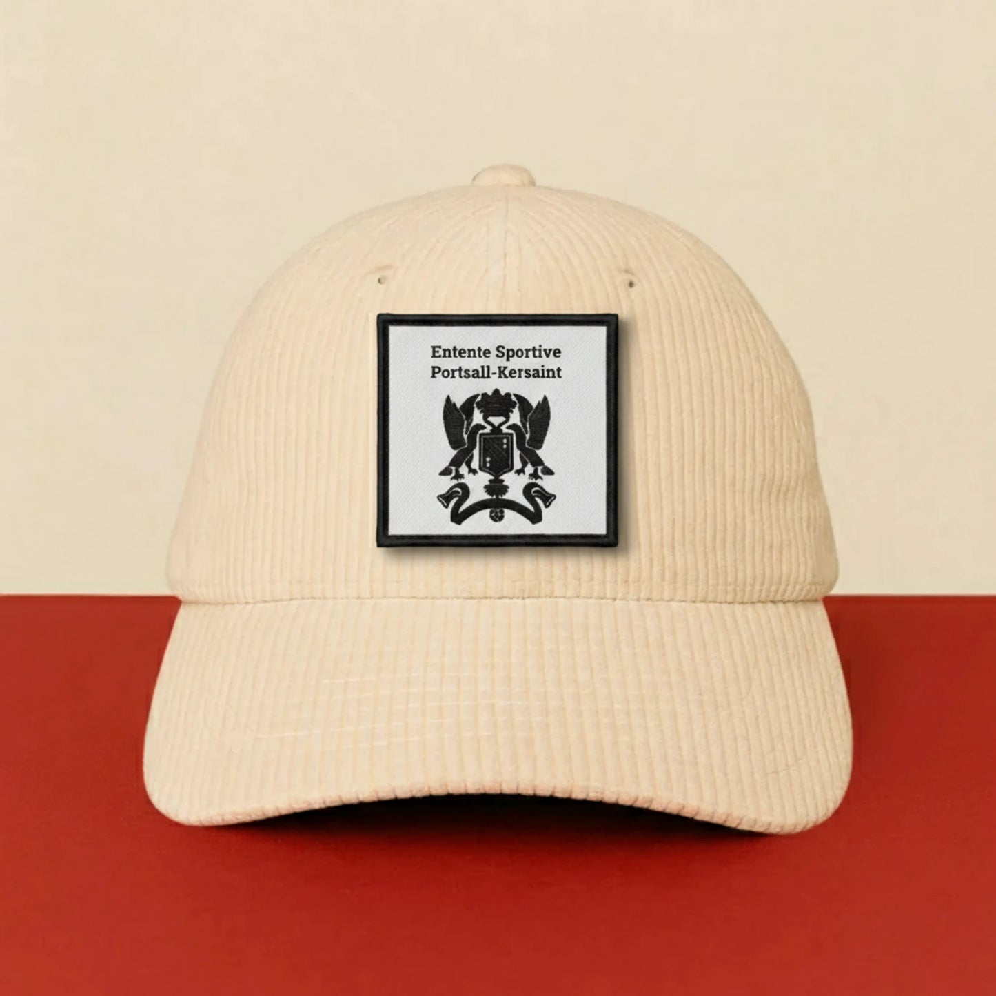 Détail broderie patch ENT.S. PORTSALL KERSAINT