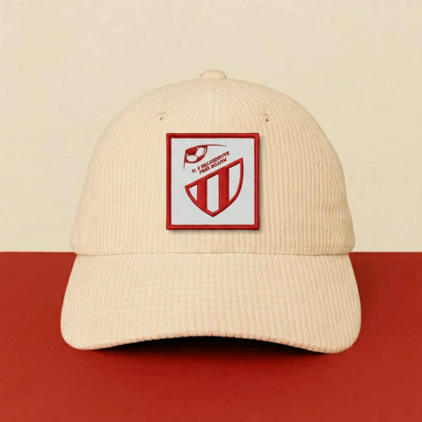Détail broderie patch U.S. EGLISENEUVE PRES BILLOM