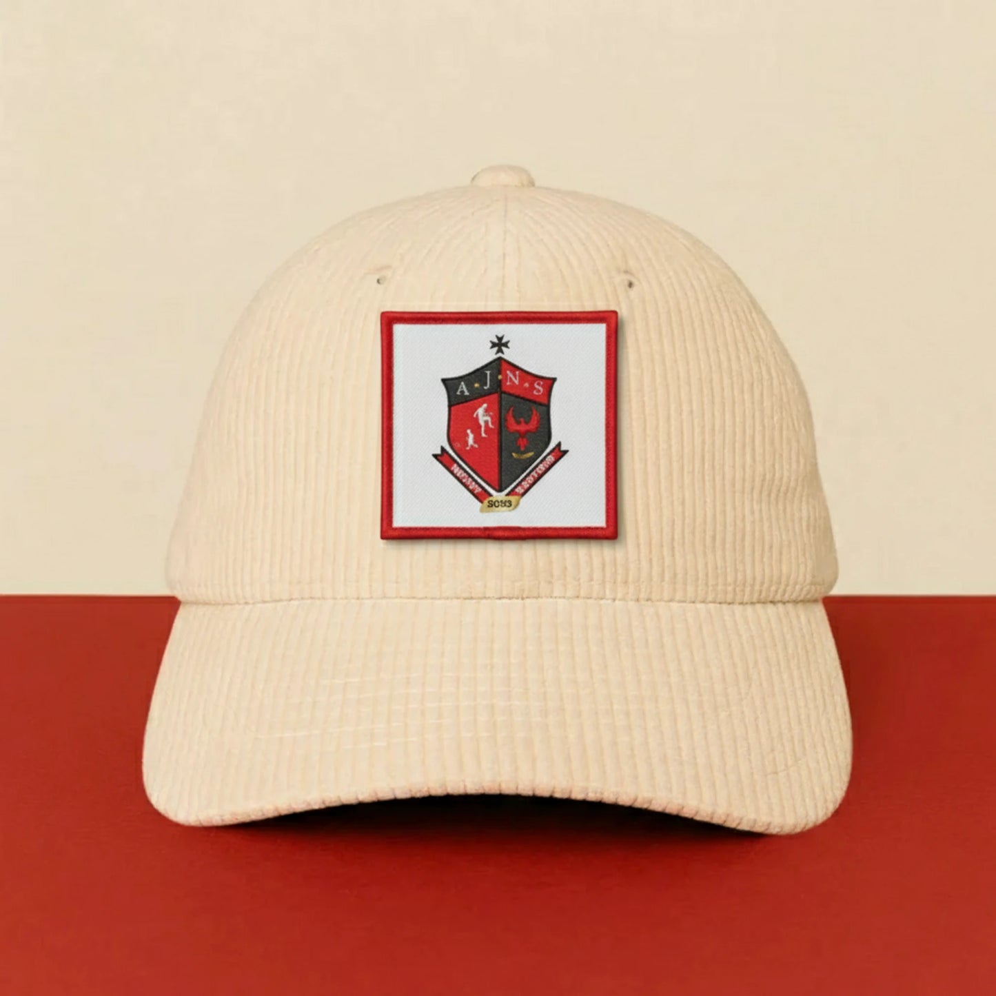 Patch ASSOCIATION JEUNESSE NEUVY SAUTOURIENNE sur casquette à velcro PPATCH