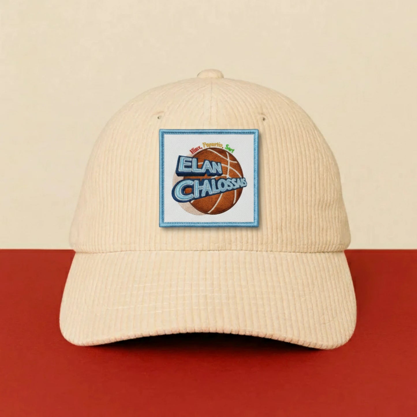 Patch Elan Chalossais sur casquette à velcro PPATCH
