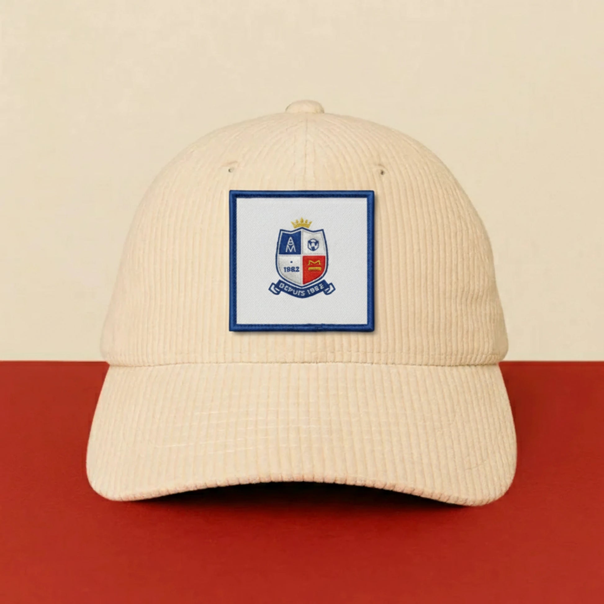 Patch A.S. MAGNY LE DESERT sur casquette à velcro PPATCH