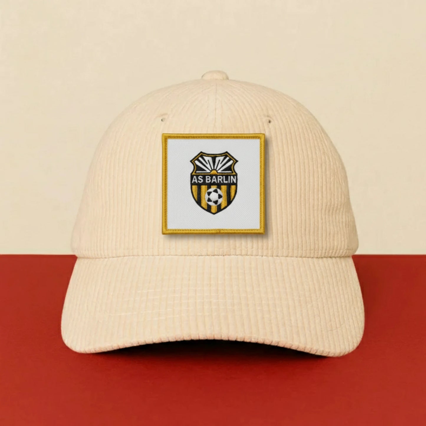 Détail broderie patch A.S. BARLIN