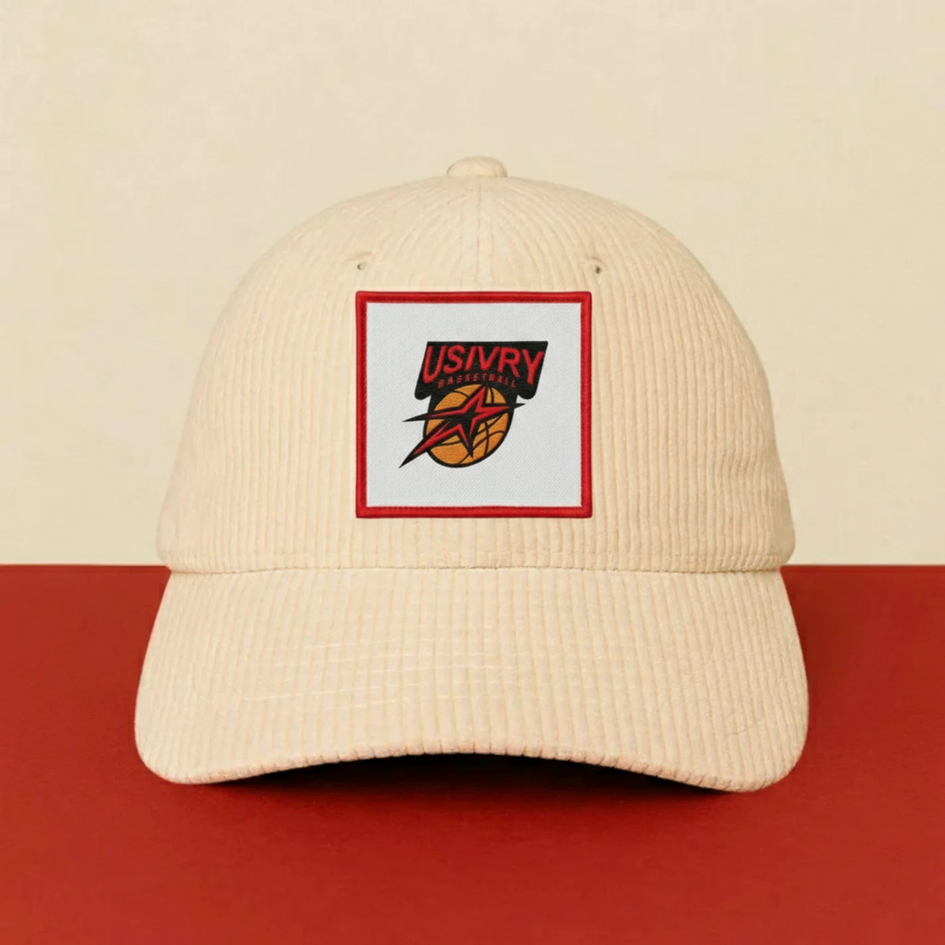 Patch Union Sportive Ivry Basketball sur casquette à velcro PPATCH