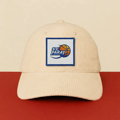Patch SC Paray Basket sur casquette à velcro PPATCH