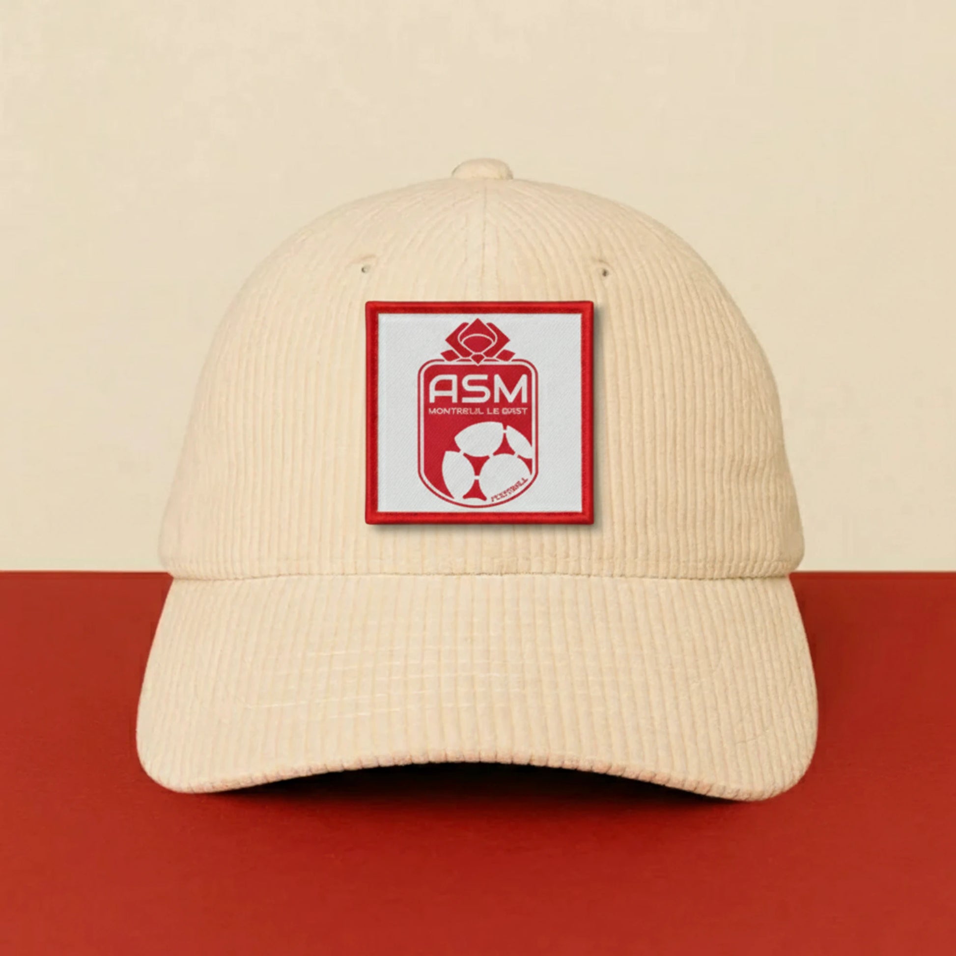 Détail broderie patch A.S. MONTREUIL LE GAST