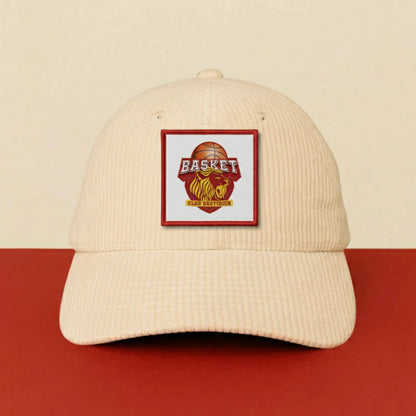 Patch Basket Club Bastidien sur casquette à velcro PPATCH