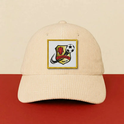 Patch A.S. ANGLEFORT sur casquette à velcro PPATCH