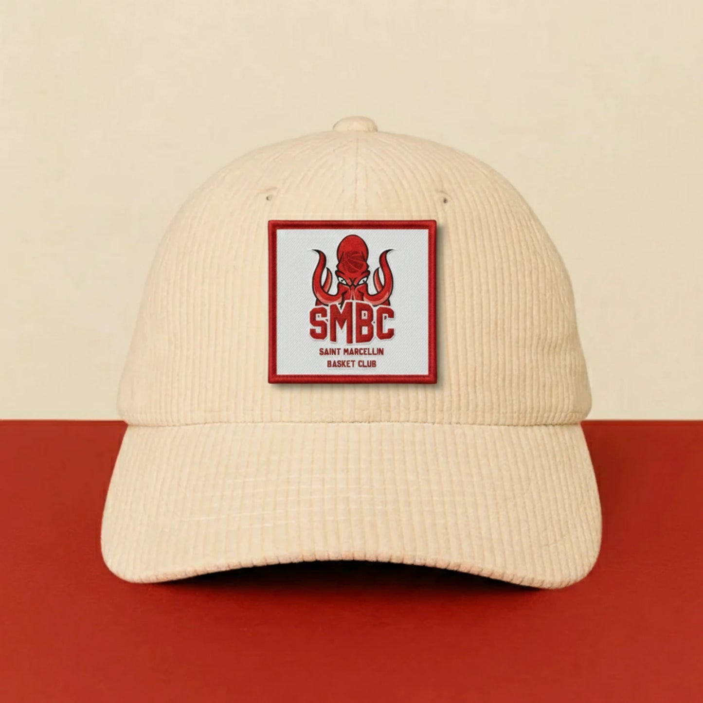 Patch St Marcellin BC sur casquette à velcro PPATCH