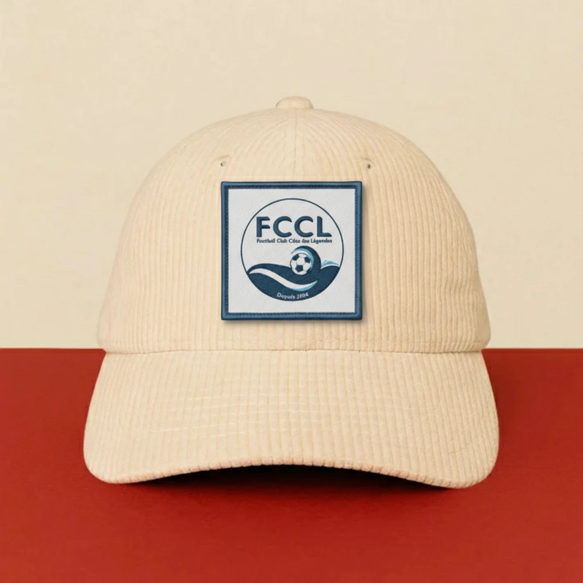 Détail broderie patch FC COTE LEGENDES KERLOUAN PLOUNEOUR TREZ BRIGNOGAN