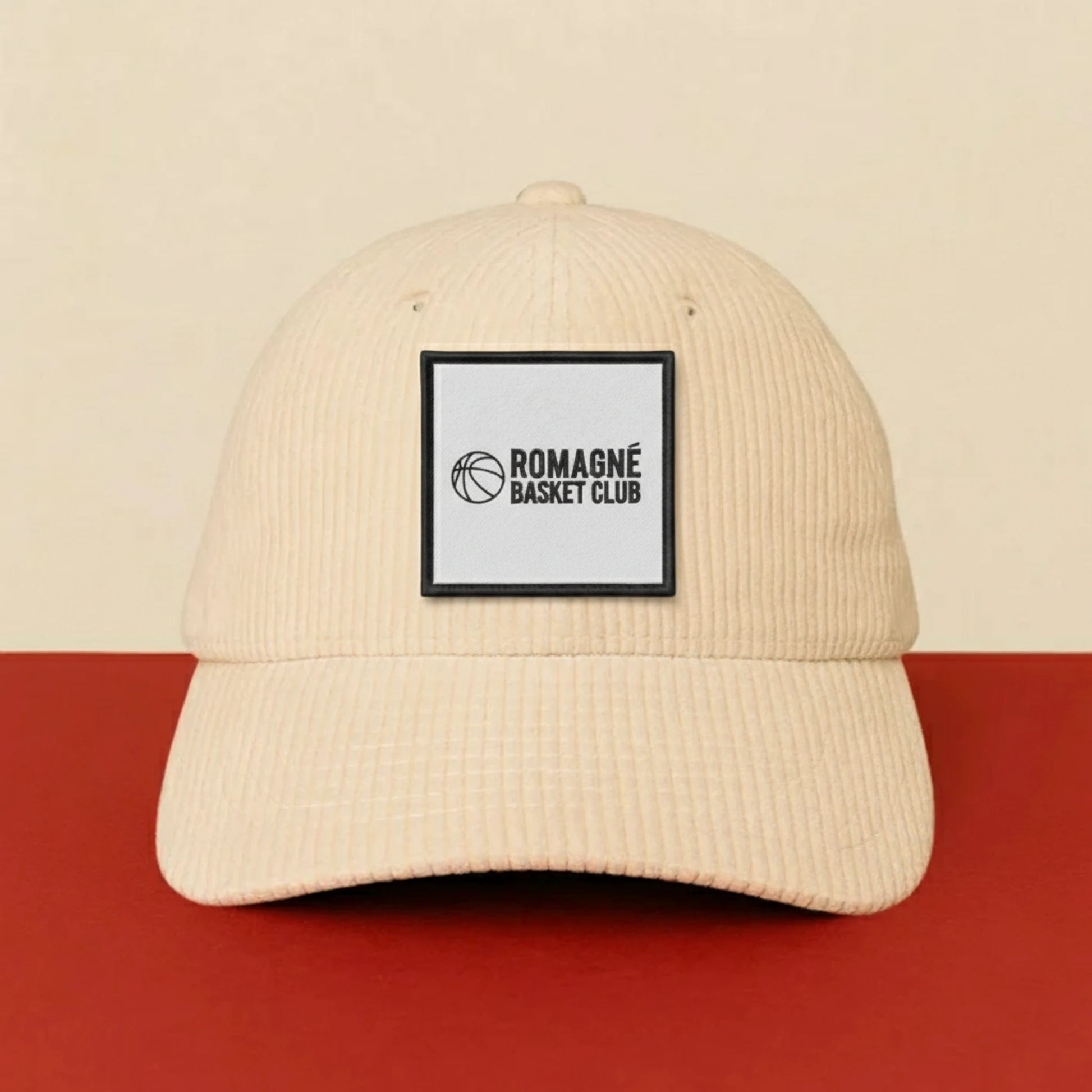 Patch Romagne Bc sur casquette à velcro PPATCH