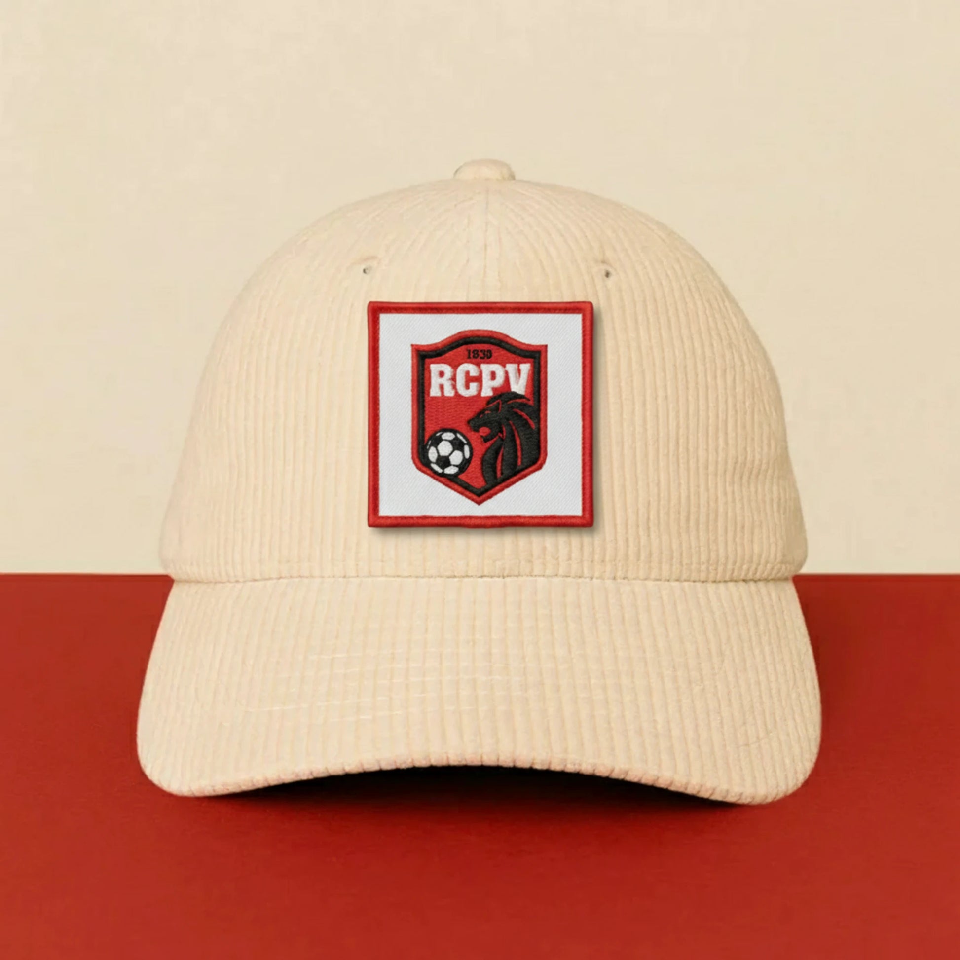 Détail broderie patch RC Niortais