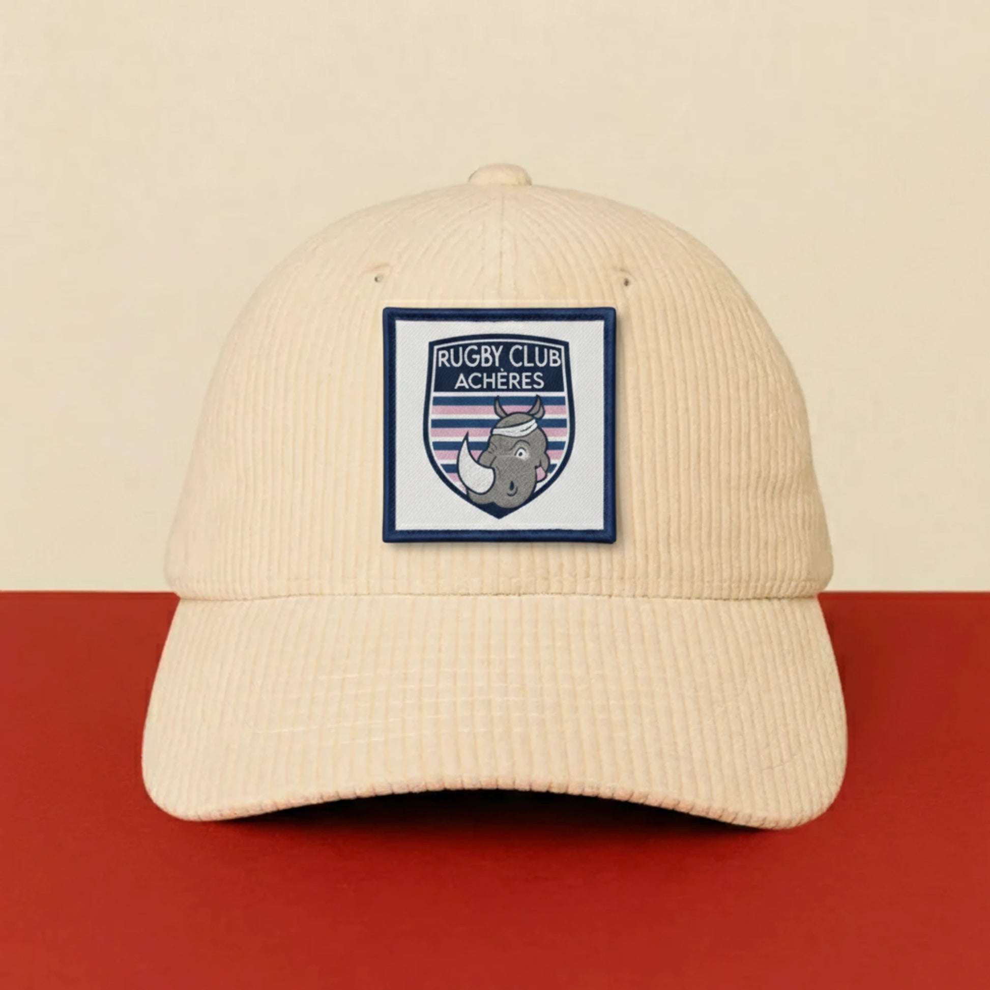 Détail broderie patch Rugby Club Seine & Oise Acheres