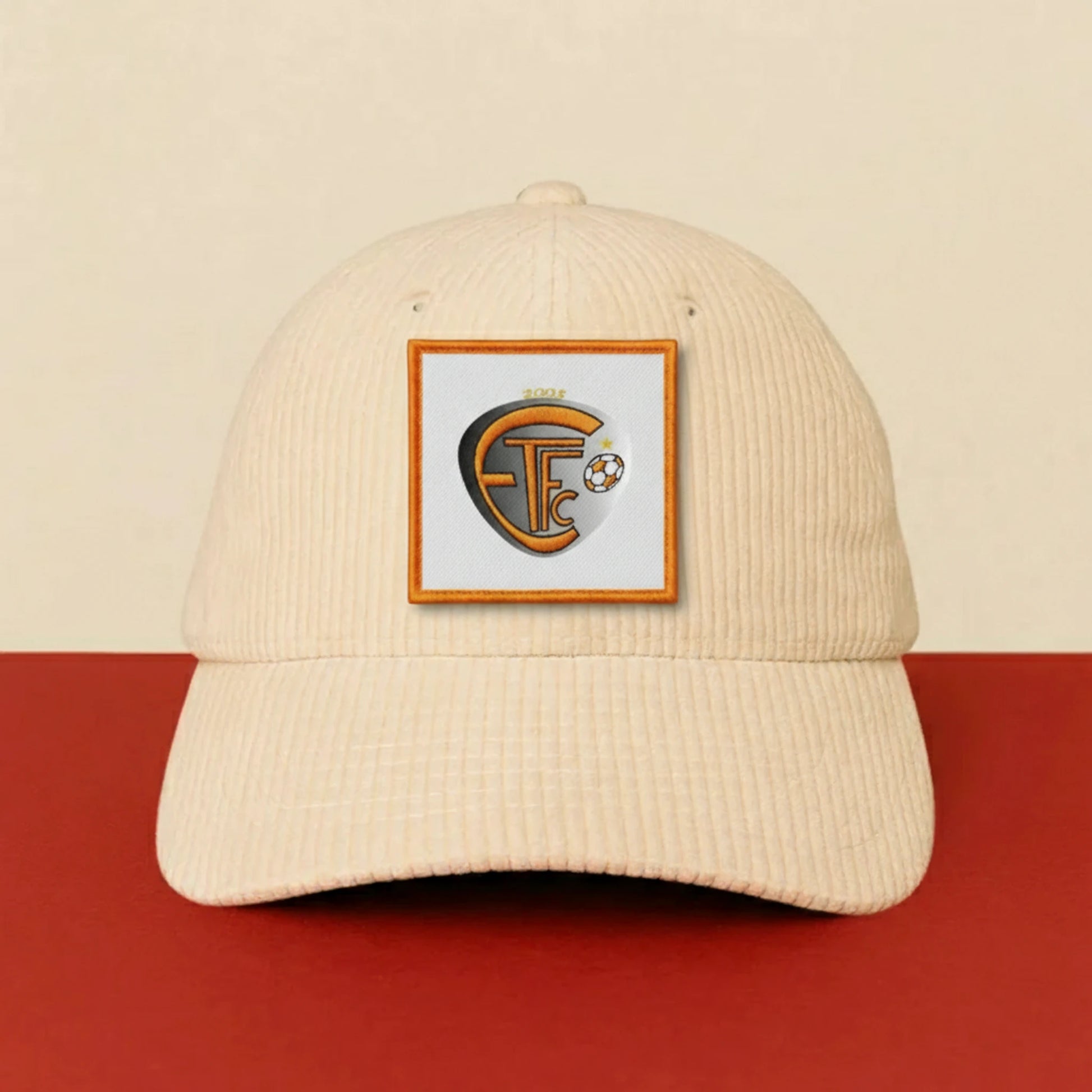 Détail broderie patch ENT. DU TRIEUX F. C. PONTRIEUX