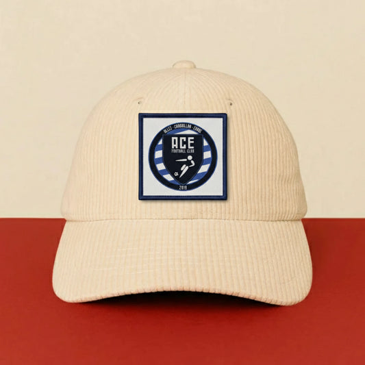 Patch ALLEX CHABRILLAN EURRE FOOTBALL CLUB sur casquette à velcro PPATCH