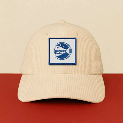 Patch Domont B sur casquette à velcro PPATCH