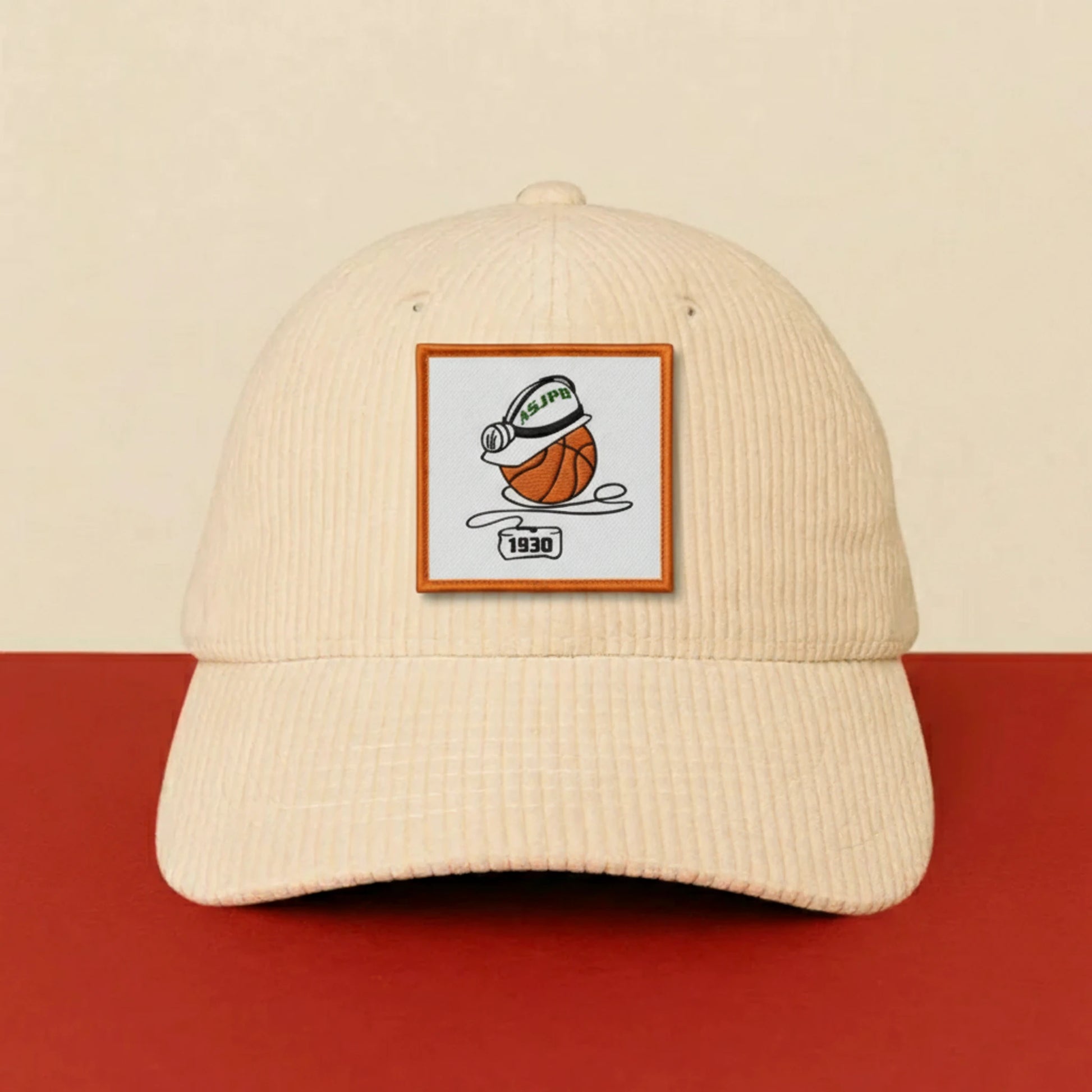 Patch AS Joudreville Pienne Bouligny sur casquette à velcro PPATCH