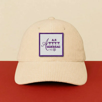 Patch A.S. D'AGUESSAC sur casquette à velcro PPATCH