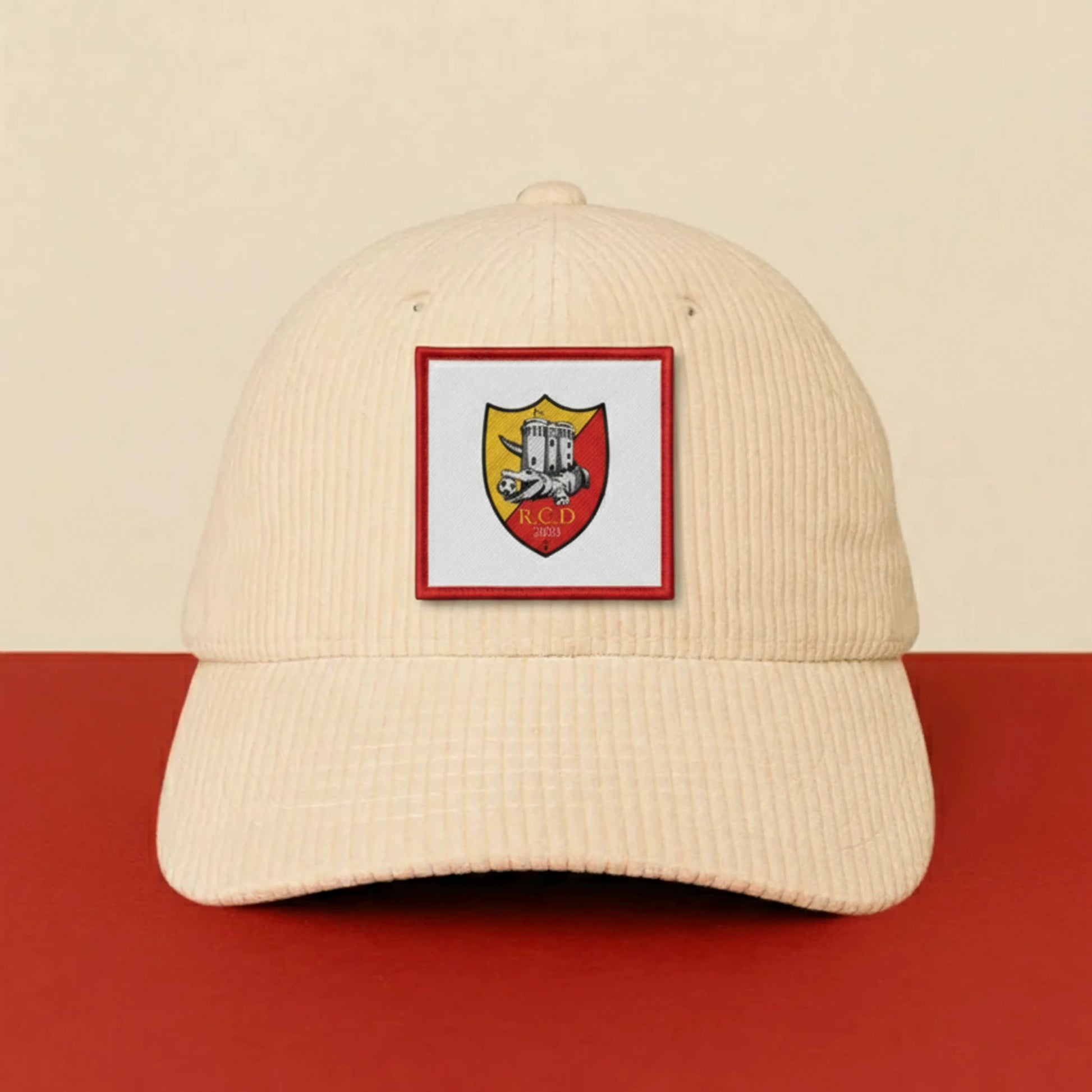 Détail broderie patch RACING CLUB DE DINAN