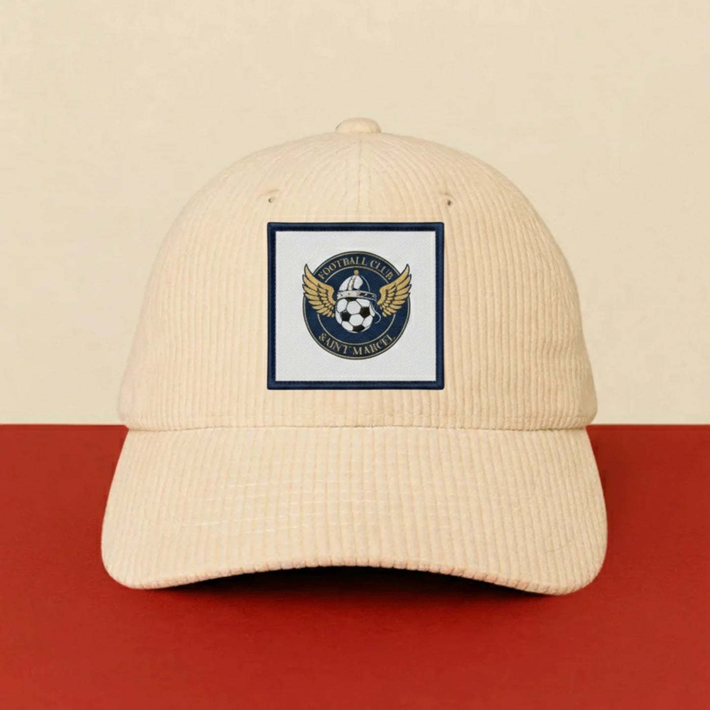Détail broderie patch FC SAINT MARCEL