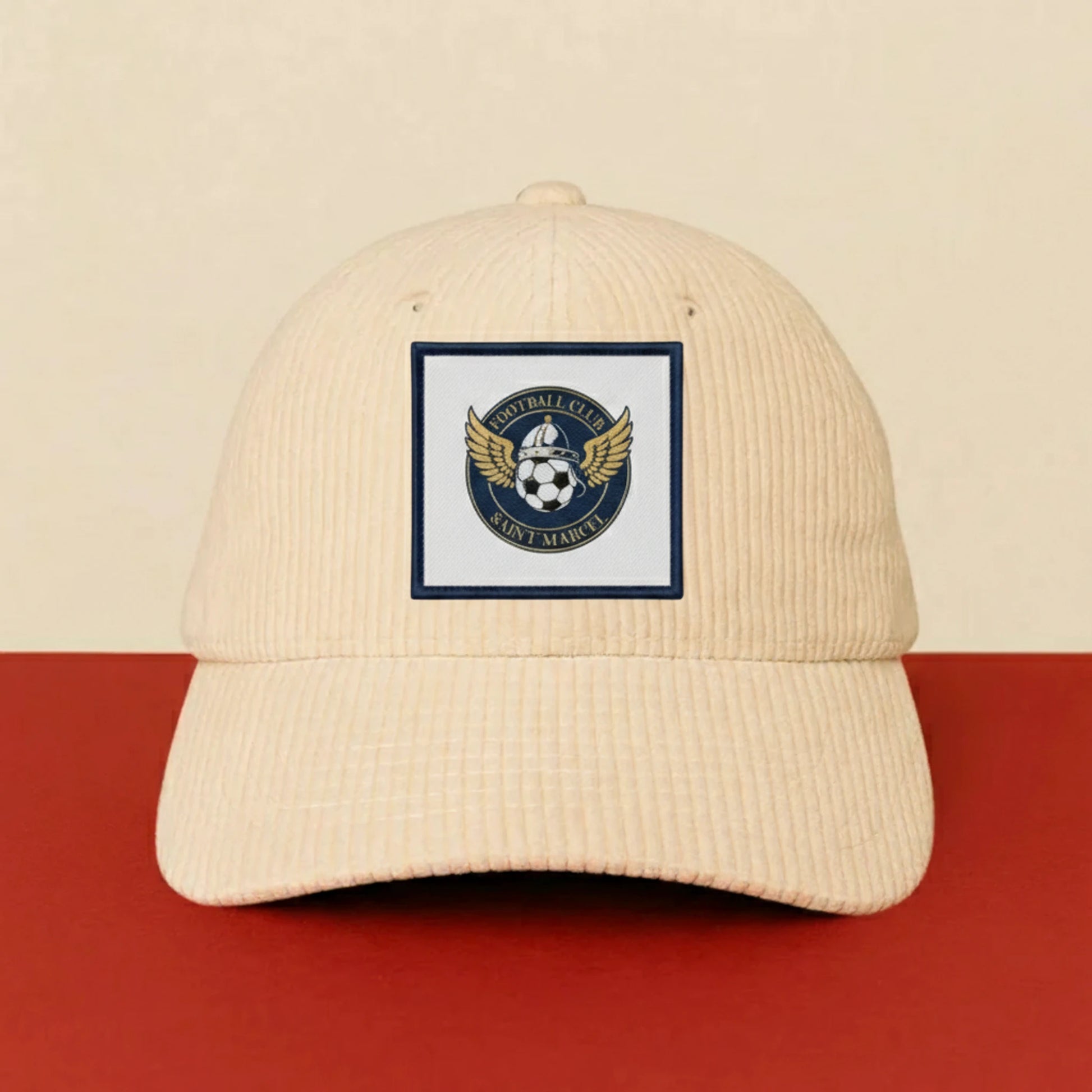 Détail broderie patch FC SAINT MARCEL