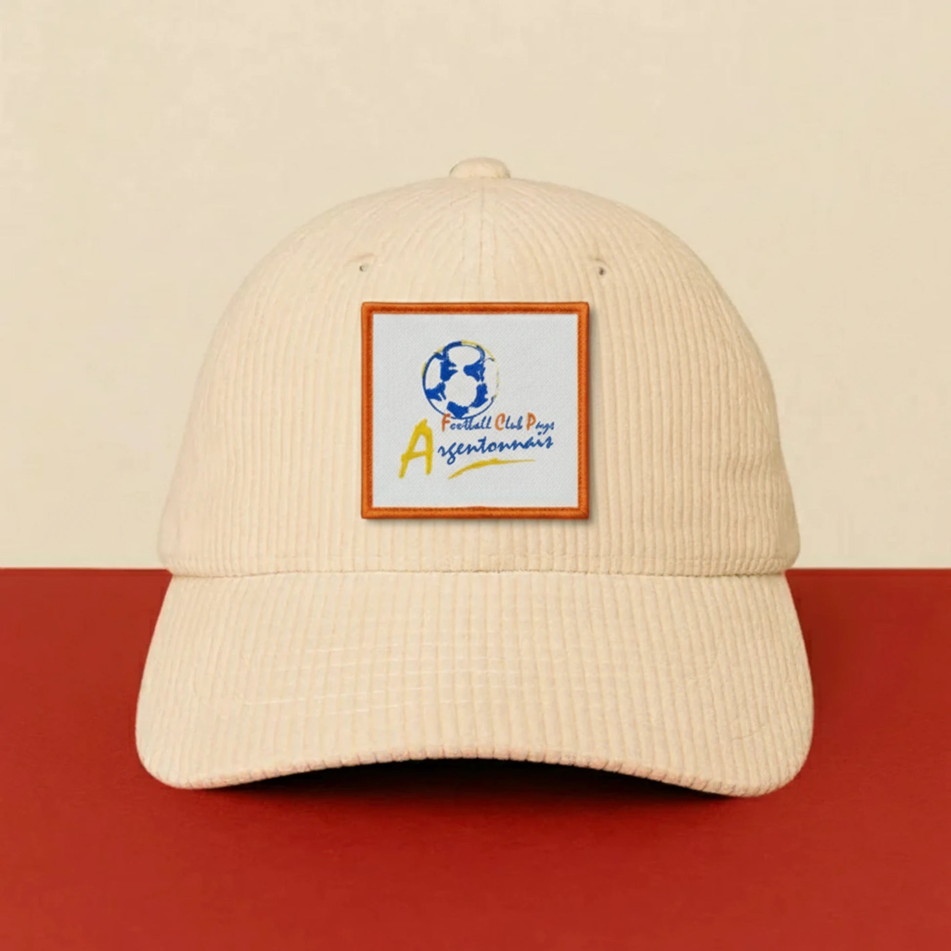 Détail broderie patch F.C. PAYS ARGENTONNAIS