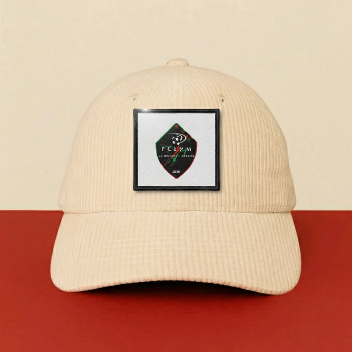 Détail broderie patch F. C. LA MEZIERE MELESSE