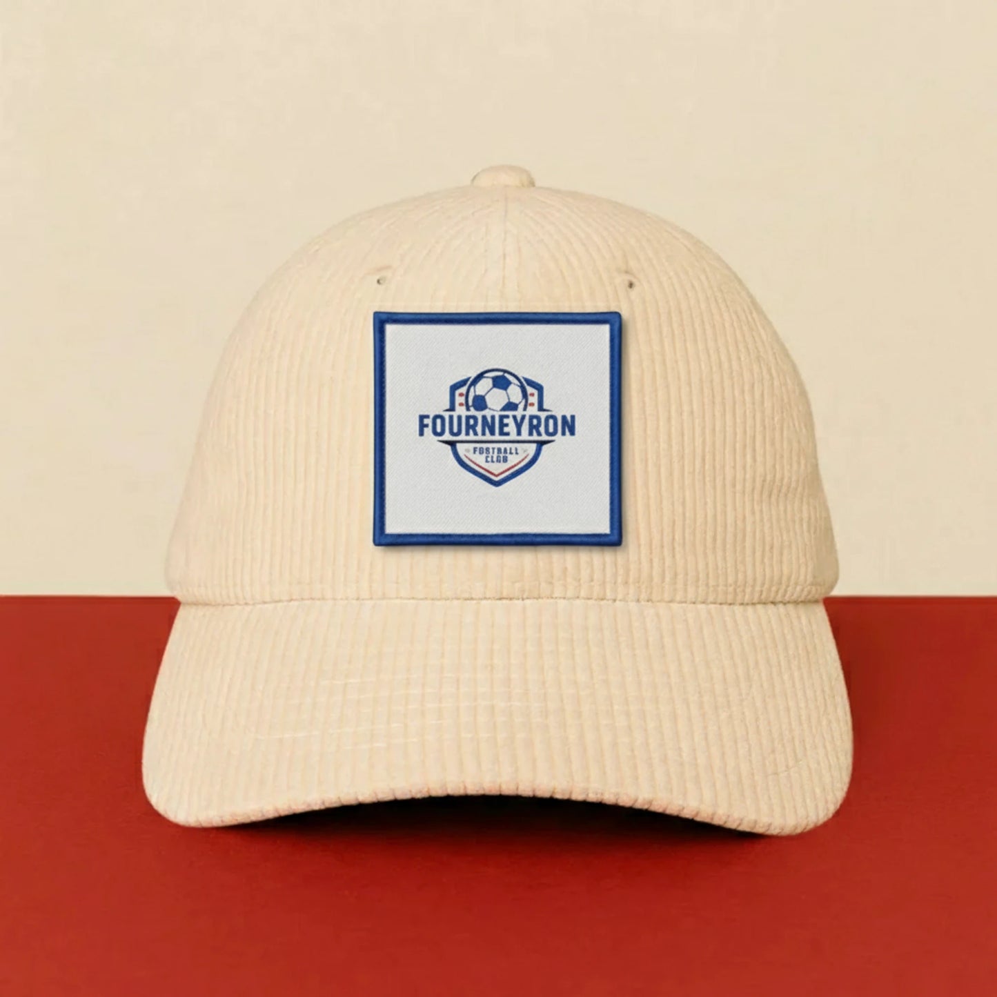 Patch FOOTBALL CLUB DE FOURNEYRON sur casquette à velcro PPATCH