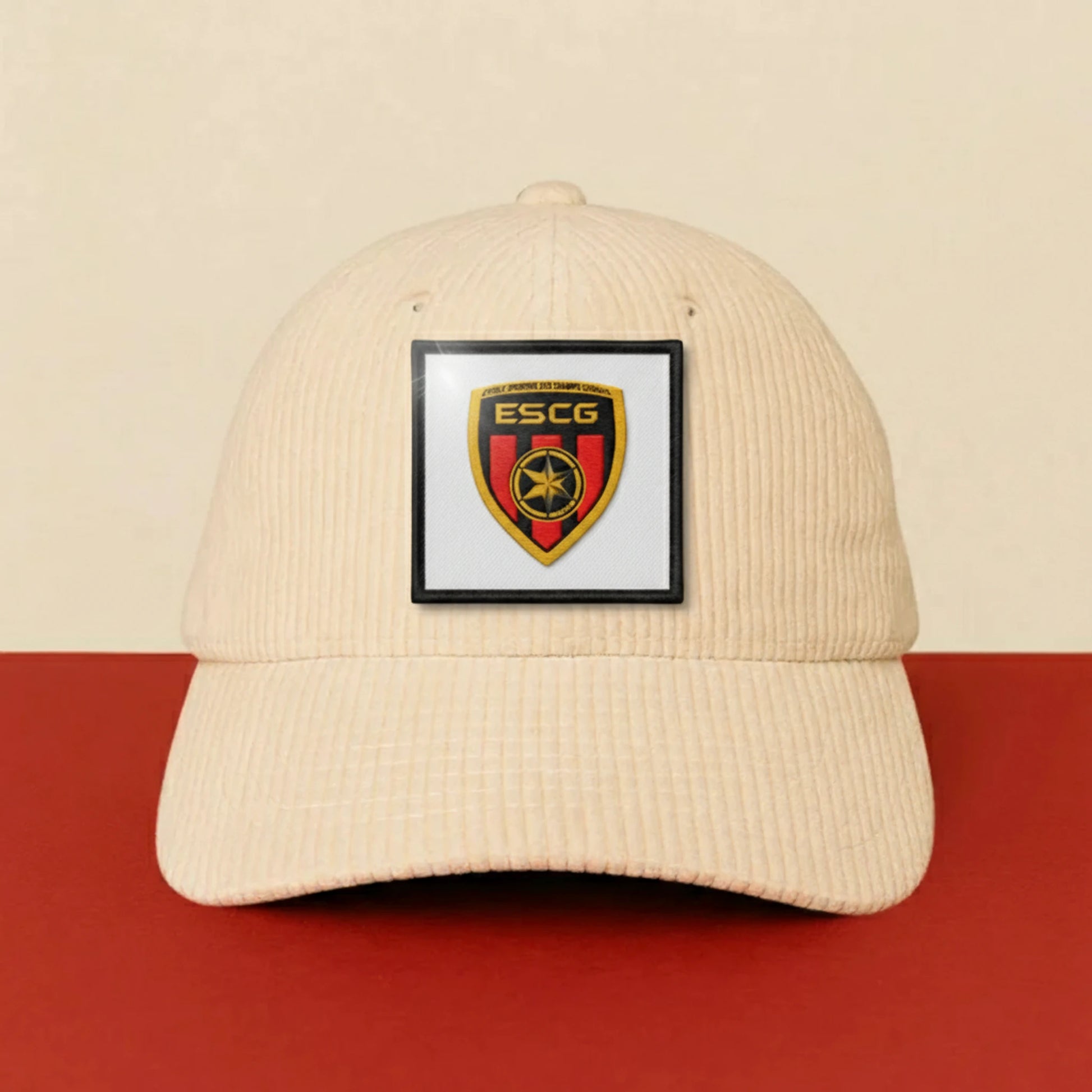 Détail broderie patch ET.S. CHAMPS GERAUX
